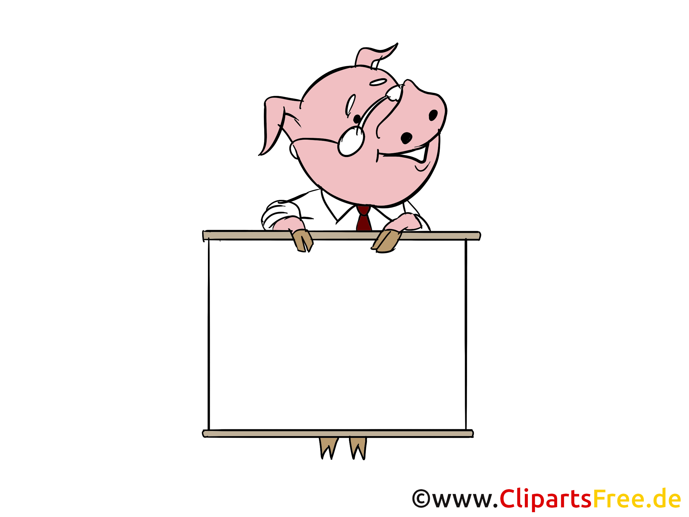 Cochon image présentation – Bureau images cliparts