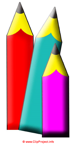 Crayons clipart gratuit