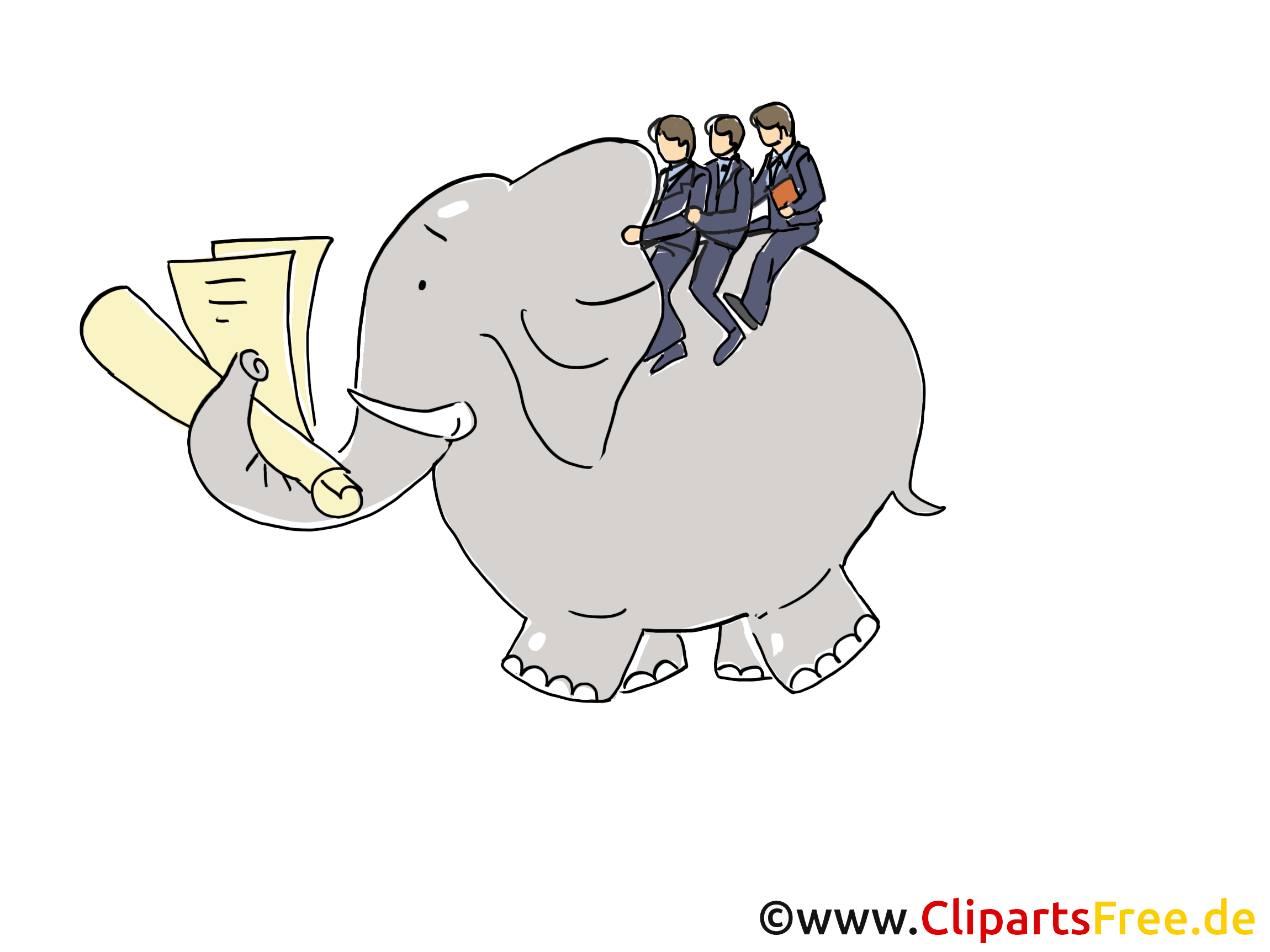 Éléphant dessins gratuits – Bureau clipart