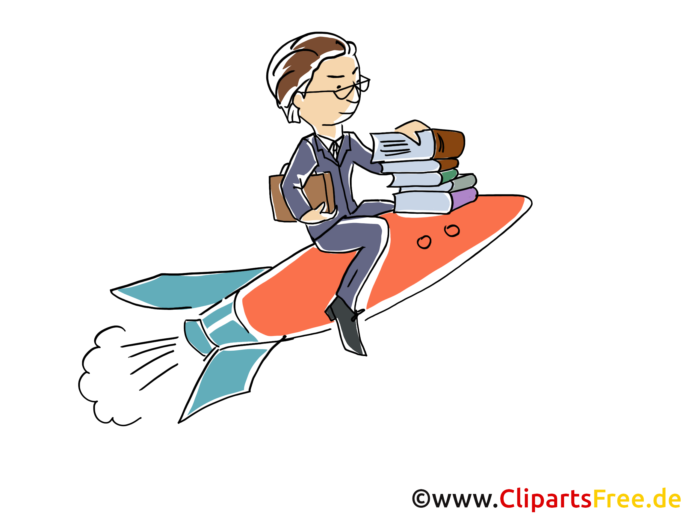 Fusée carrière illustration gratuite – Bureau clipart