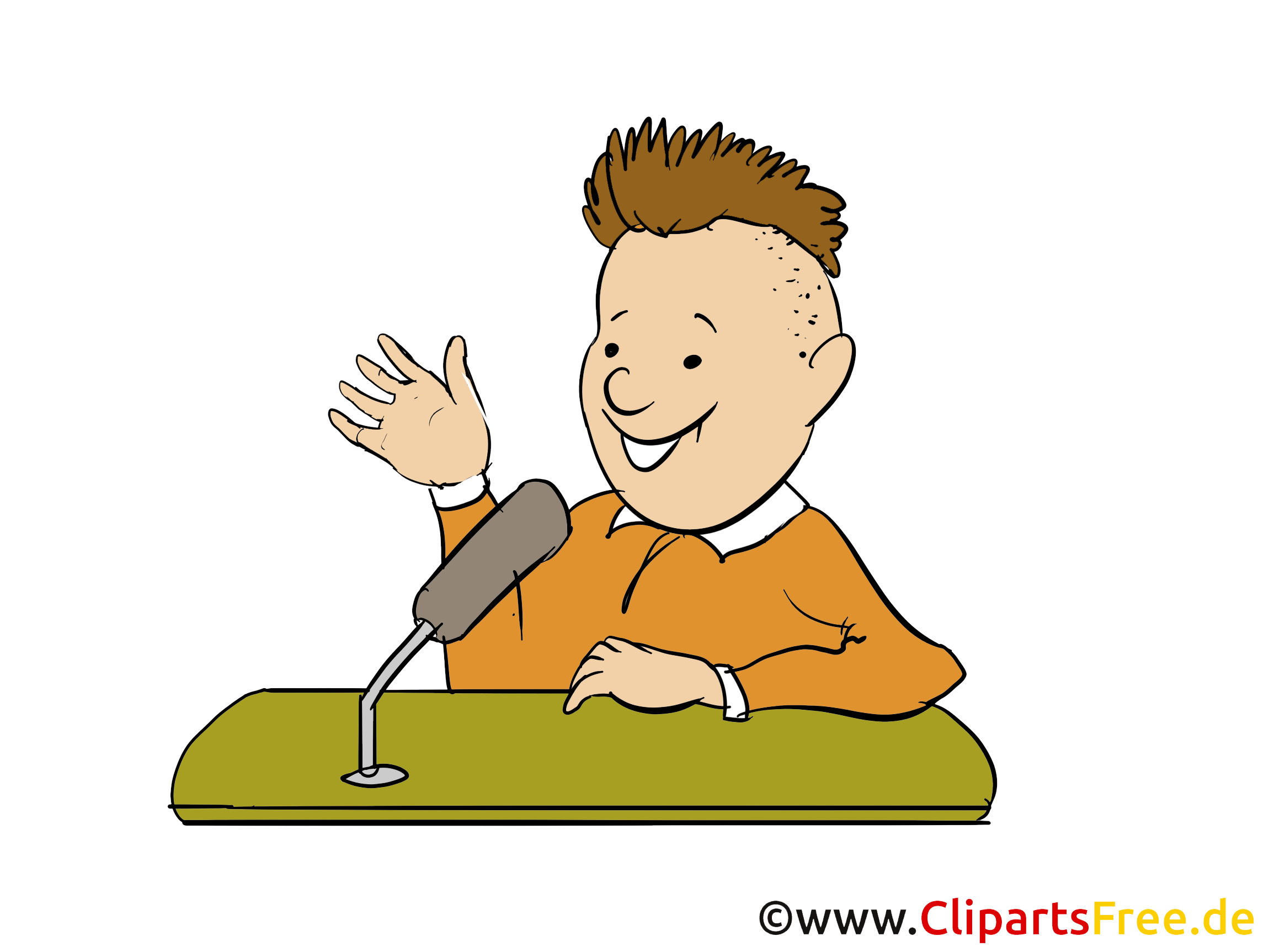 Interview clipart – Bureau dessins gratuits