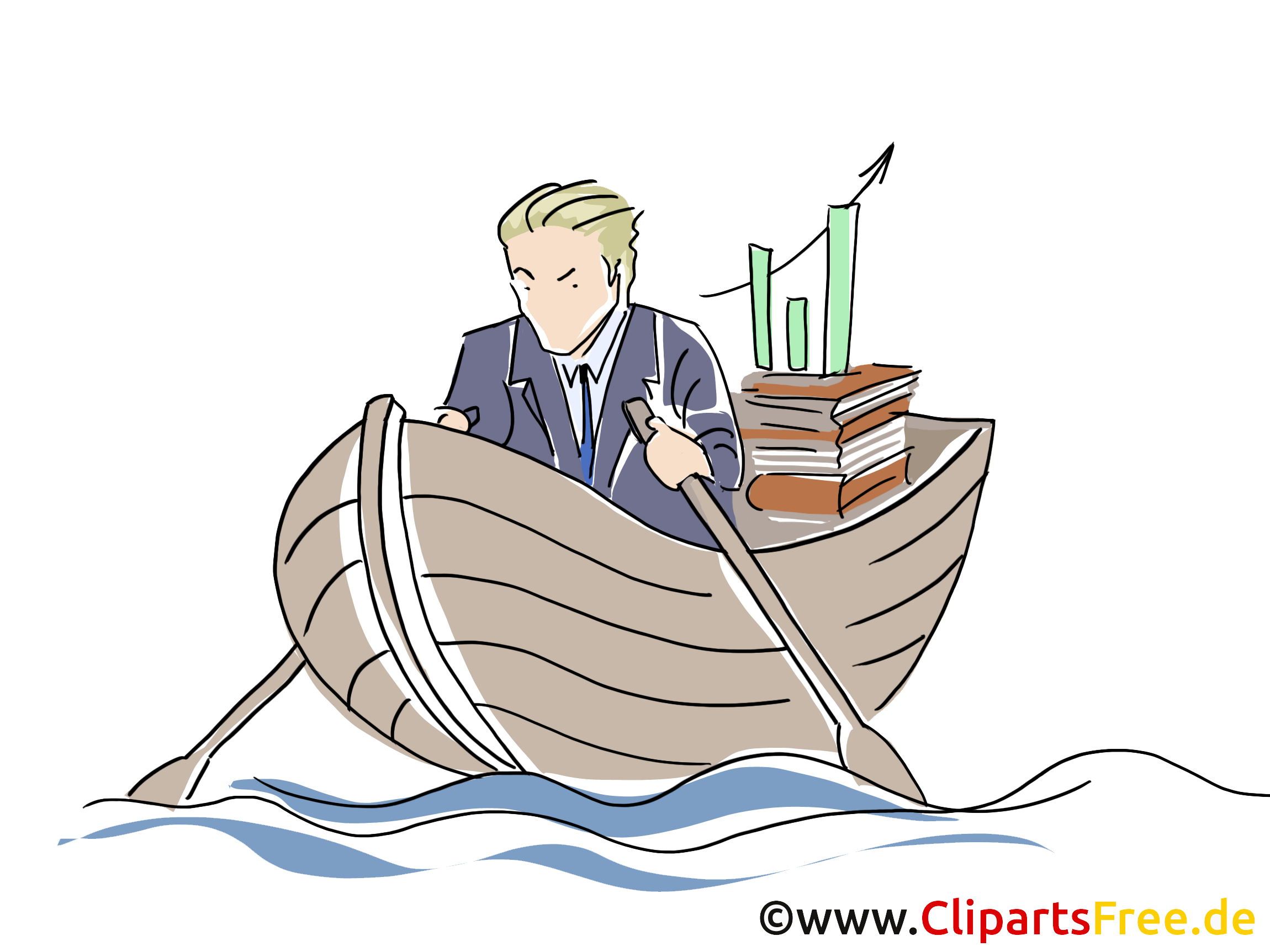 Bateau illustration gratuite – Entreprise clipart