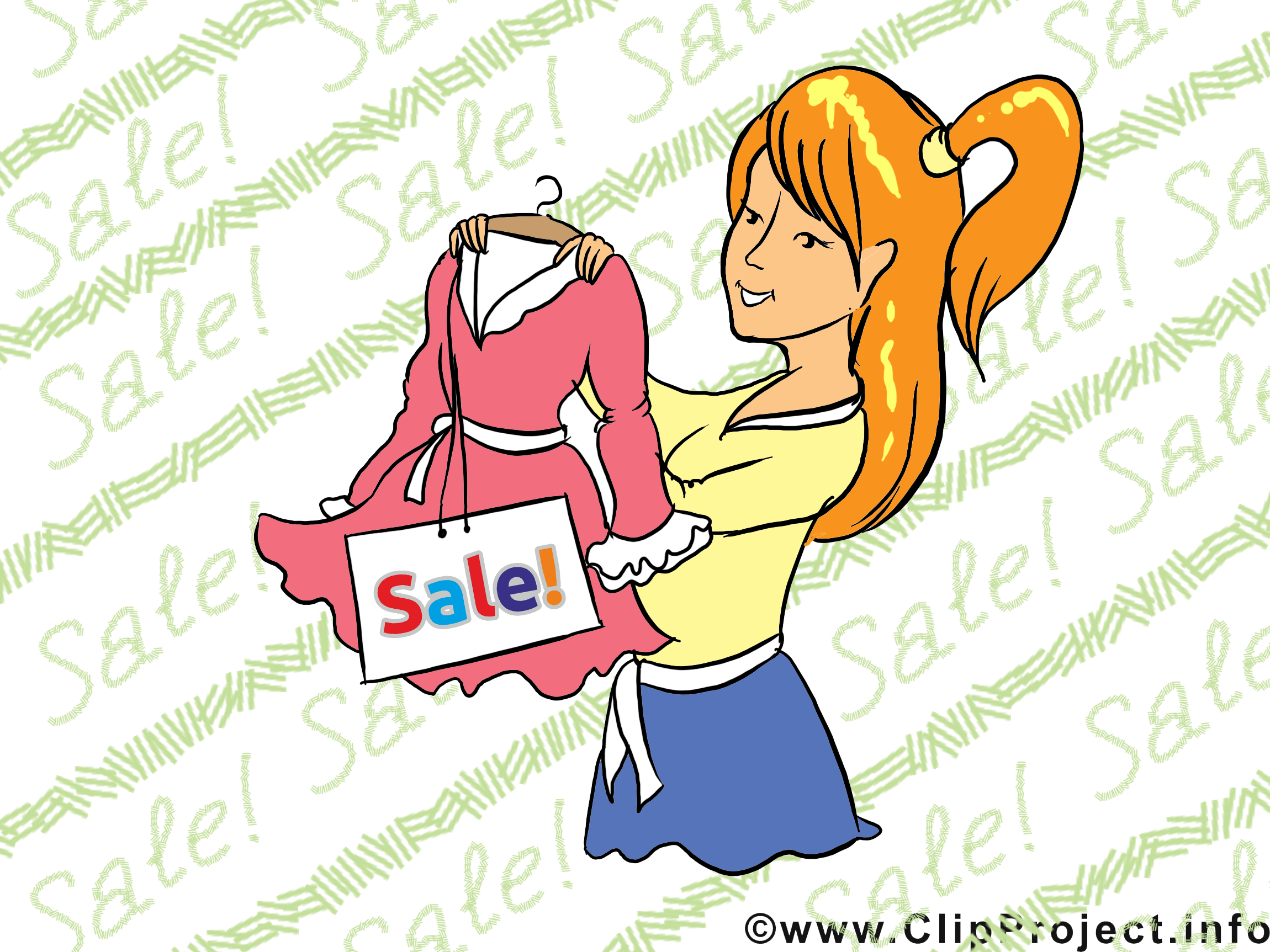 Shoping illustration gratuite – Entreprise clipart