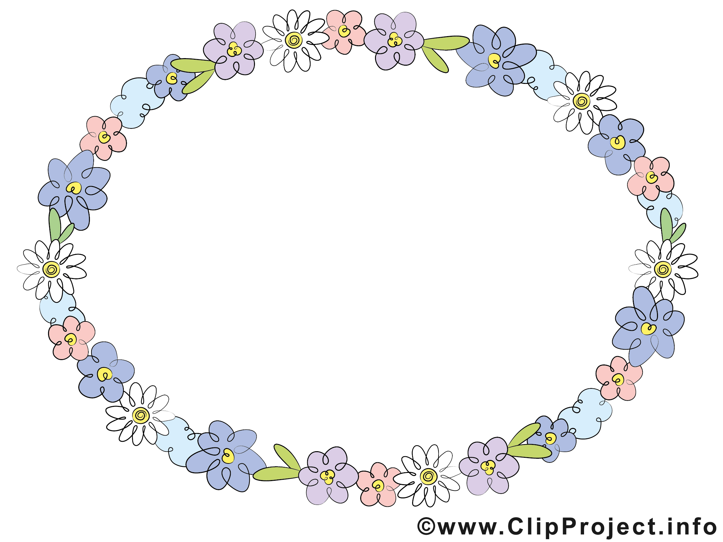 Circle clipart – Cadre dessins gratuits