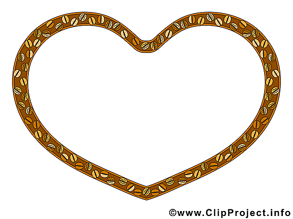 Coeur clip art gratuit – Cadre dessin