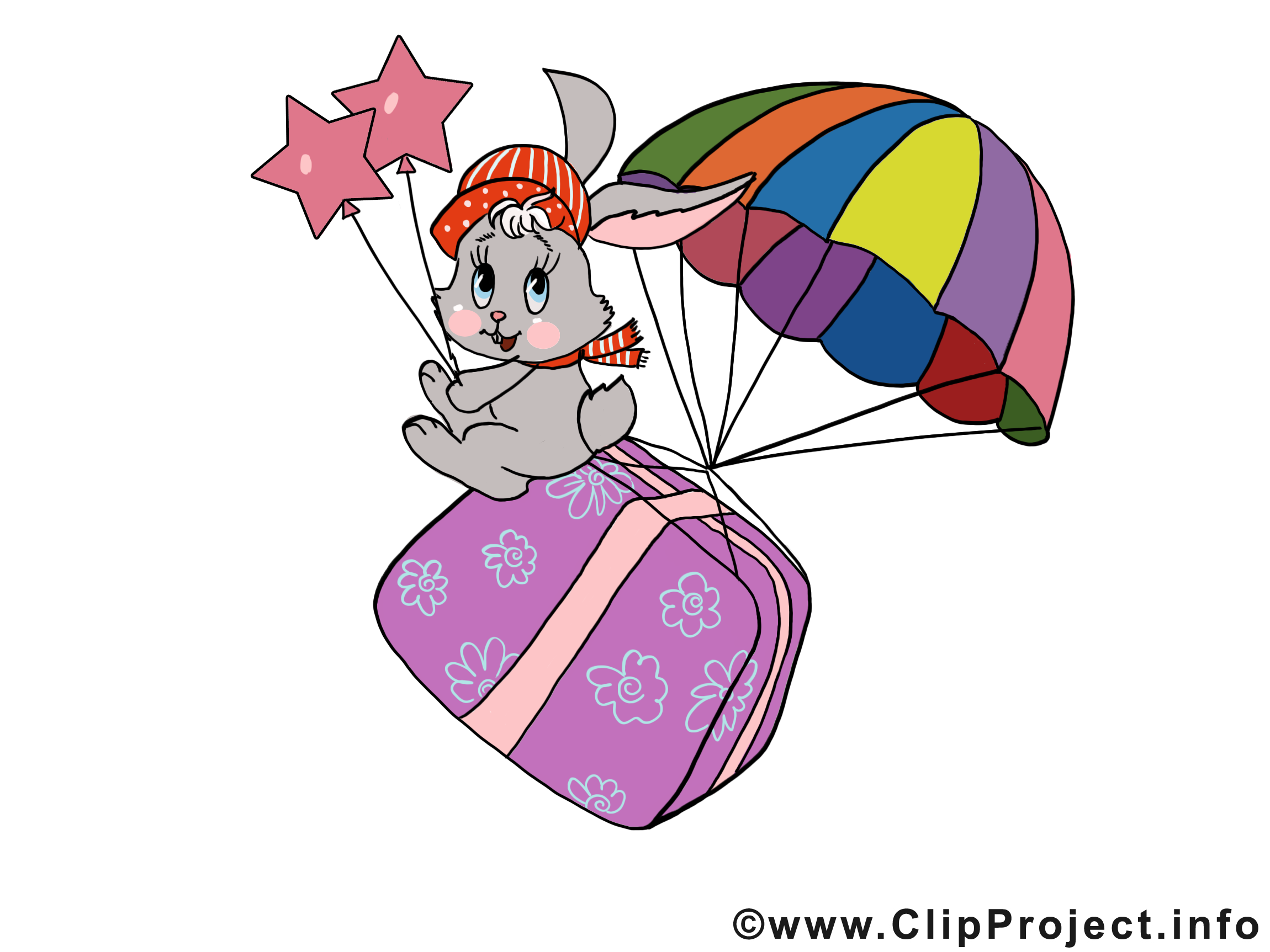 Cadeau illustration gratuite – Carnaval clipart