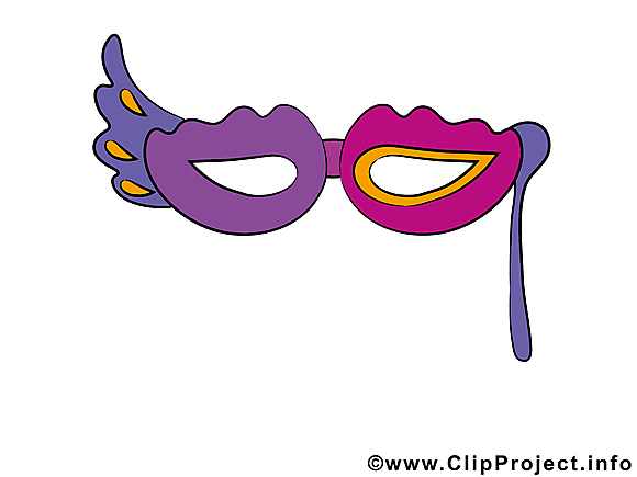 Clipart masque – Carnaval dessins gratuits
