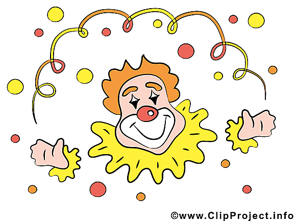 Clown dessins gratuits – Carnaval clipart