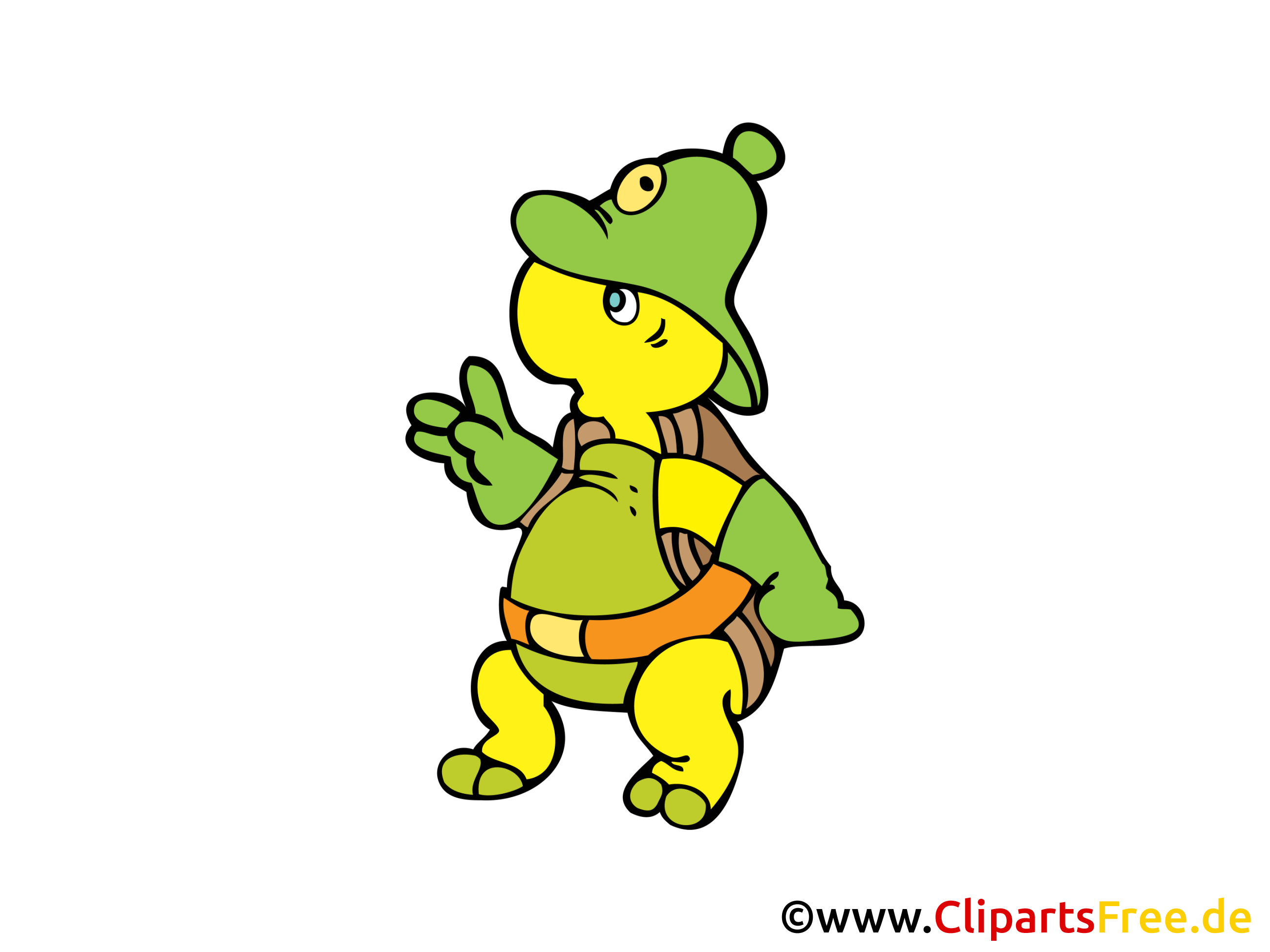 Tortue image gratuite – Carnaval clipart