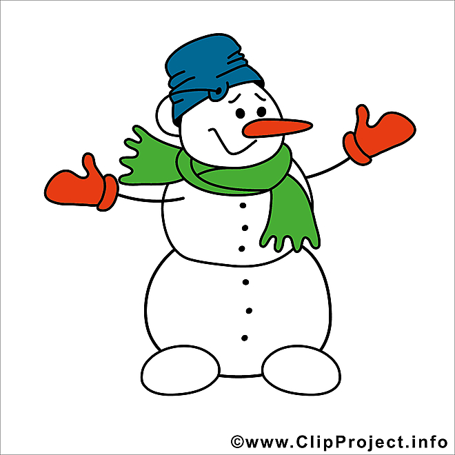 Bonhomme clipart noël