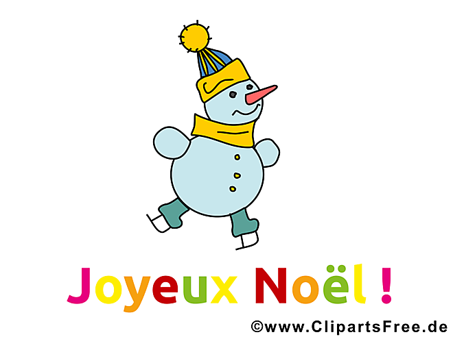 Clipart bonhomme de neige