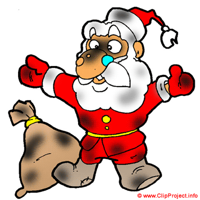 Papa Noël image clip art