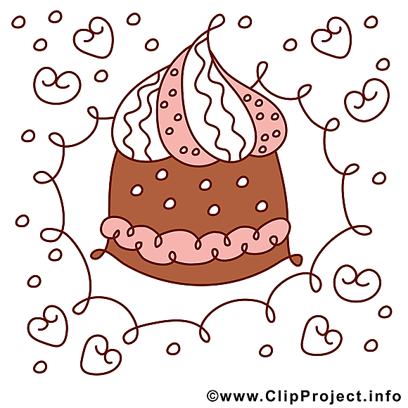 Gâteau image gratuite – Anniversaire clipart