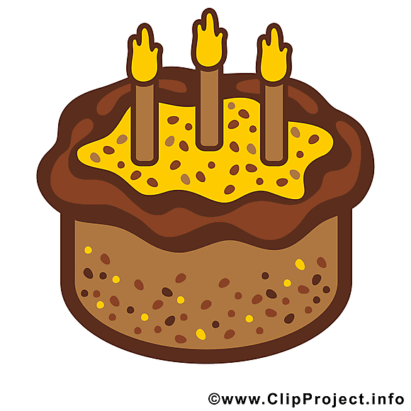 Images gratuites gâteau – Anniversaire clipart