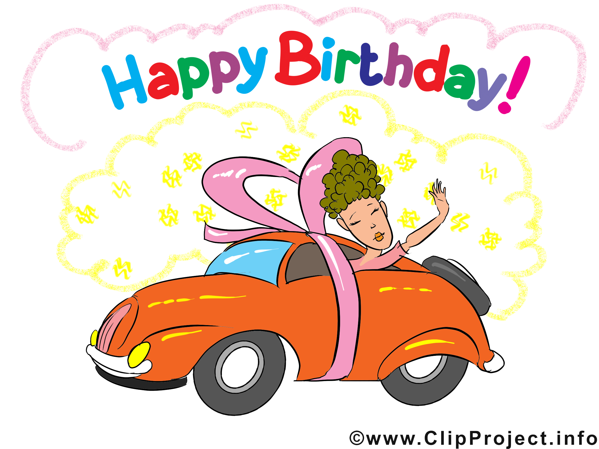 Voiture Anniversaire Image Gratuite Cartes Virtuelles Anniversaire Dessin Picture Image Graphic Clip Art Telecharger Gratuit