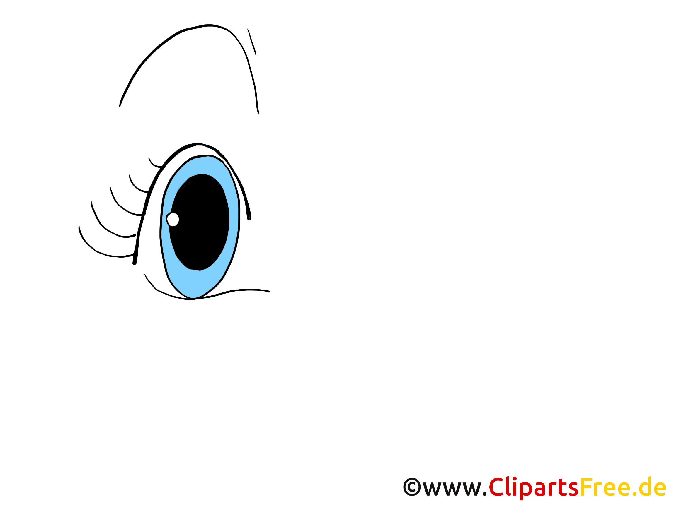 Bleu oeil clipart gratuit – Dessin images