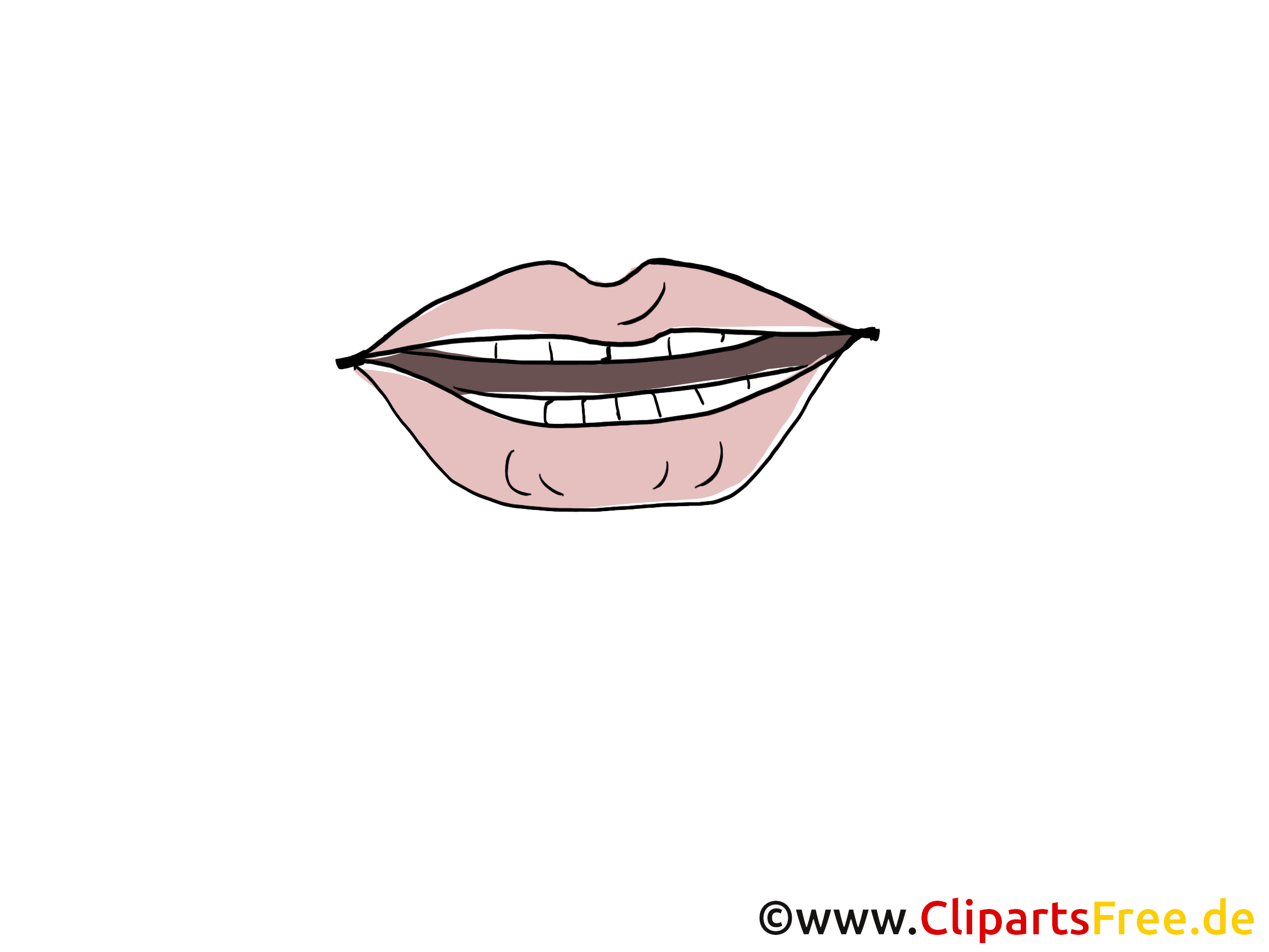 Bouche clip arts gratuits – Dessin illustrations