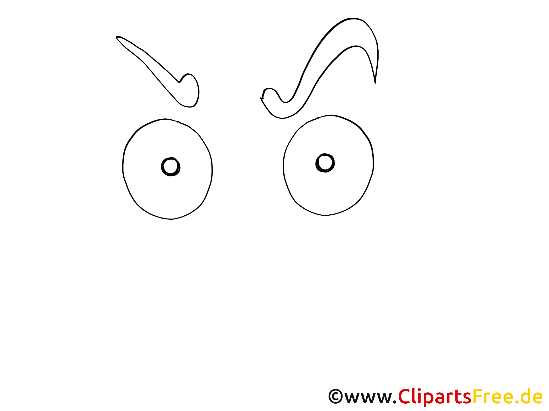 Dessins à imprimer yeux – Dessin clipart