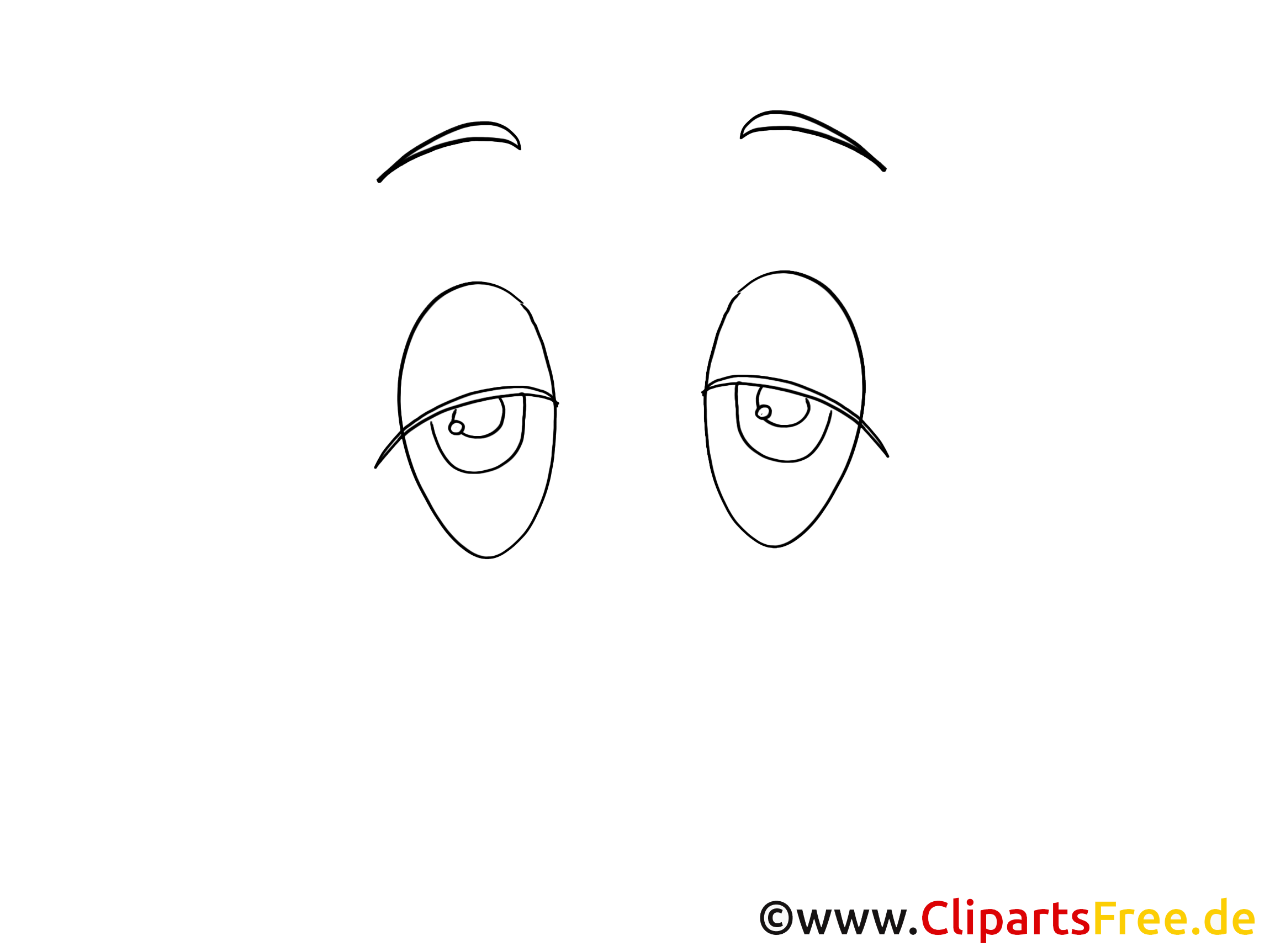 Fatigué regard clipart gratuit – Dessin images