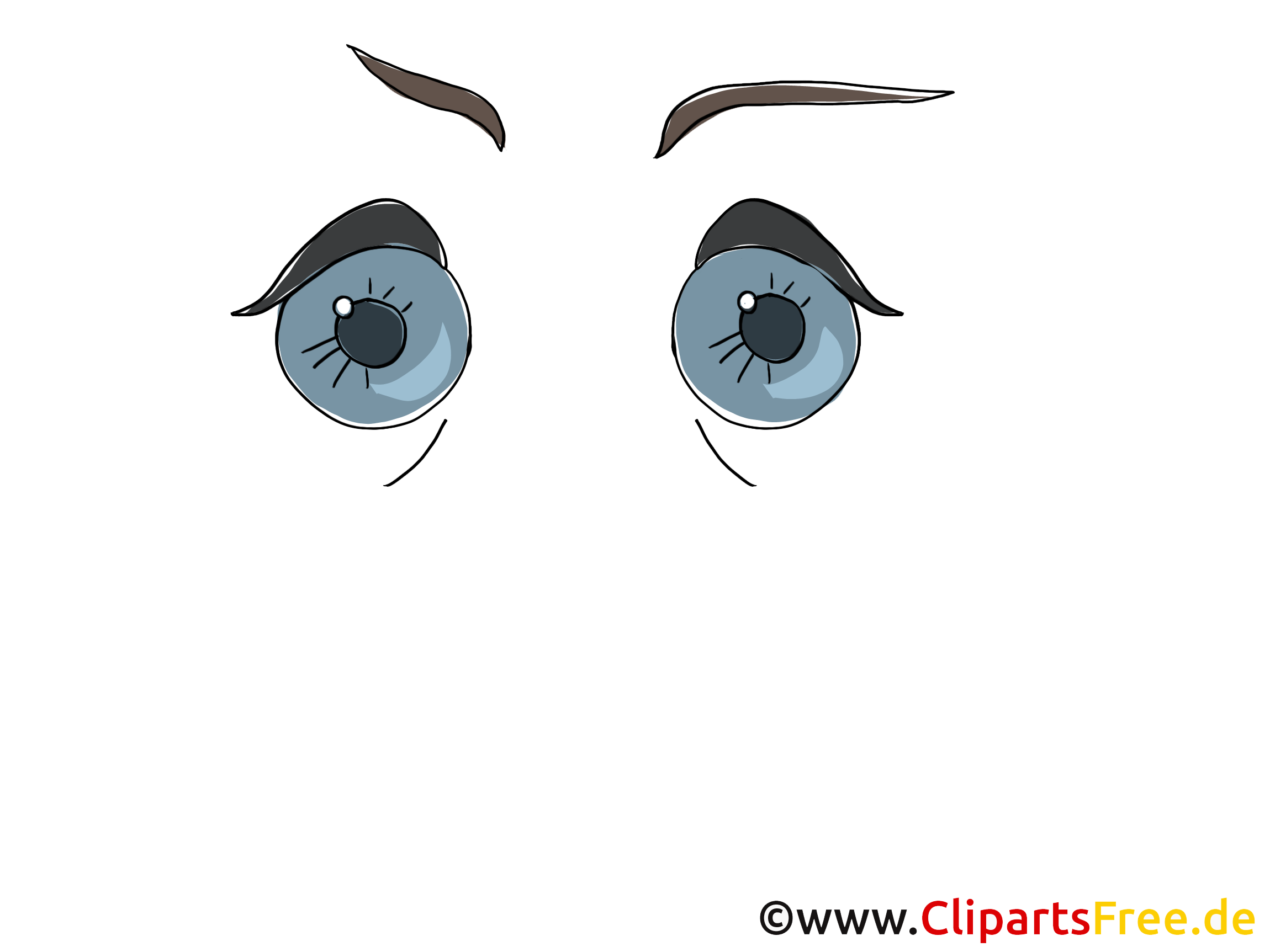 Grands yeux clip art gratuit – Dessin images