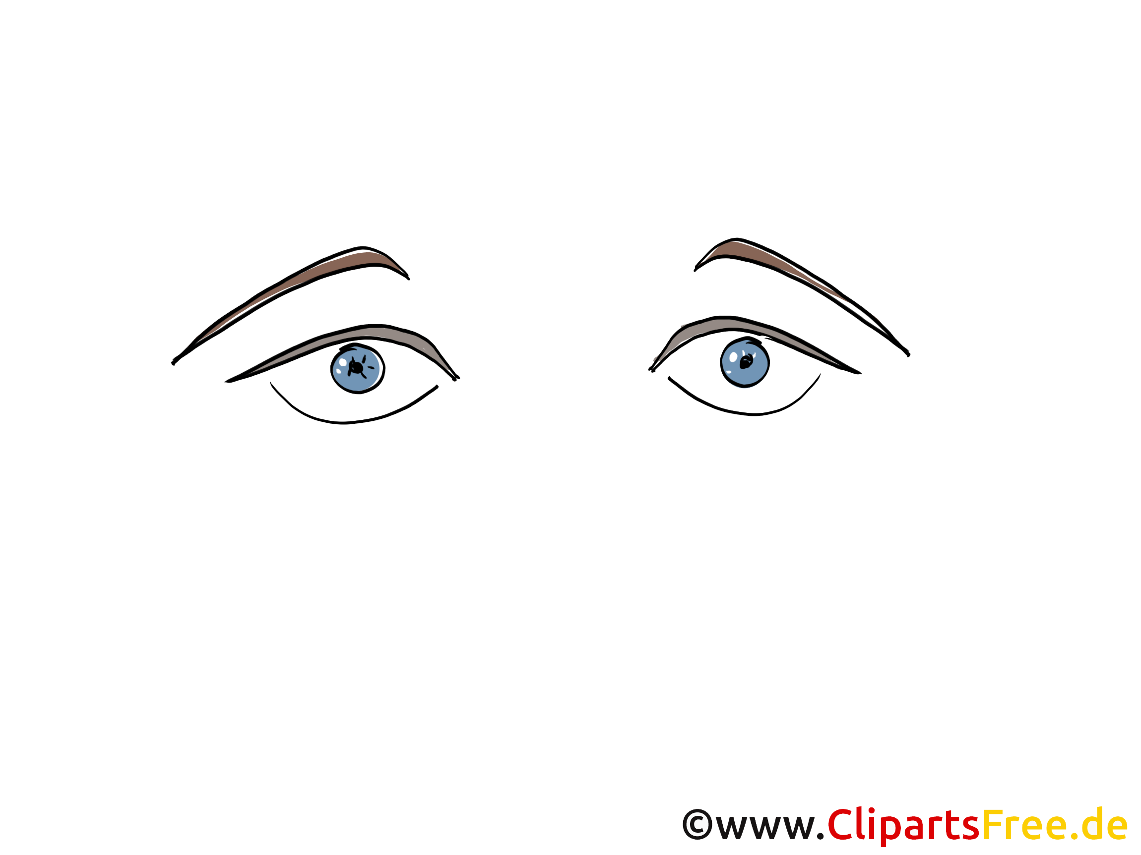 Image gratuite yeux – Dessin illustration