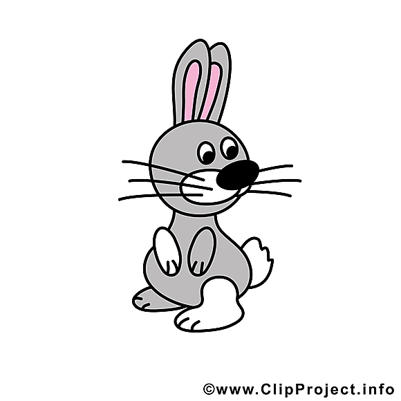 Lapin clip arts gratuits – Ferme illustrations