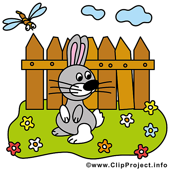 Lapin clipart – Ferme dessins gratuits