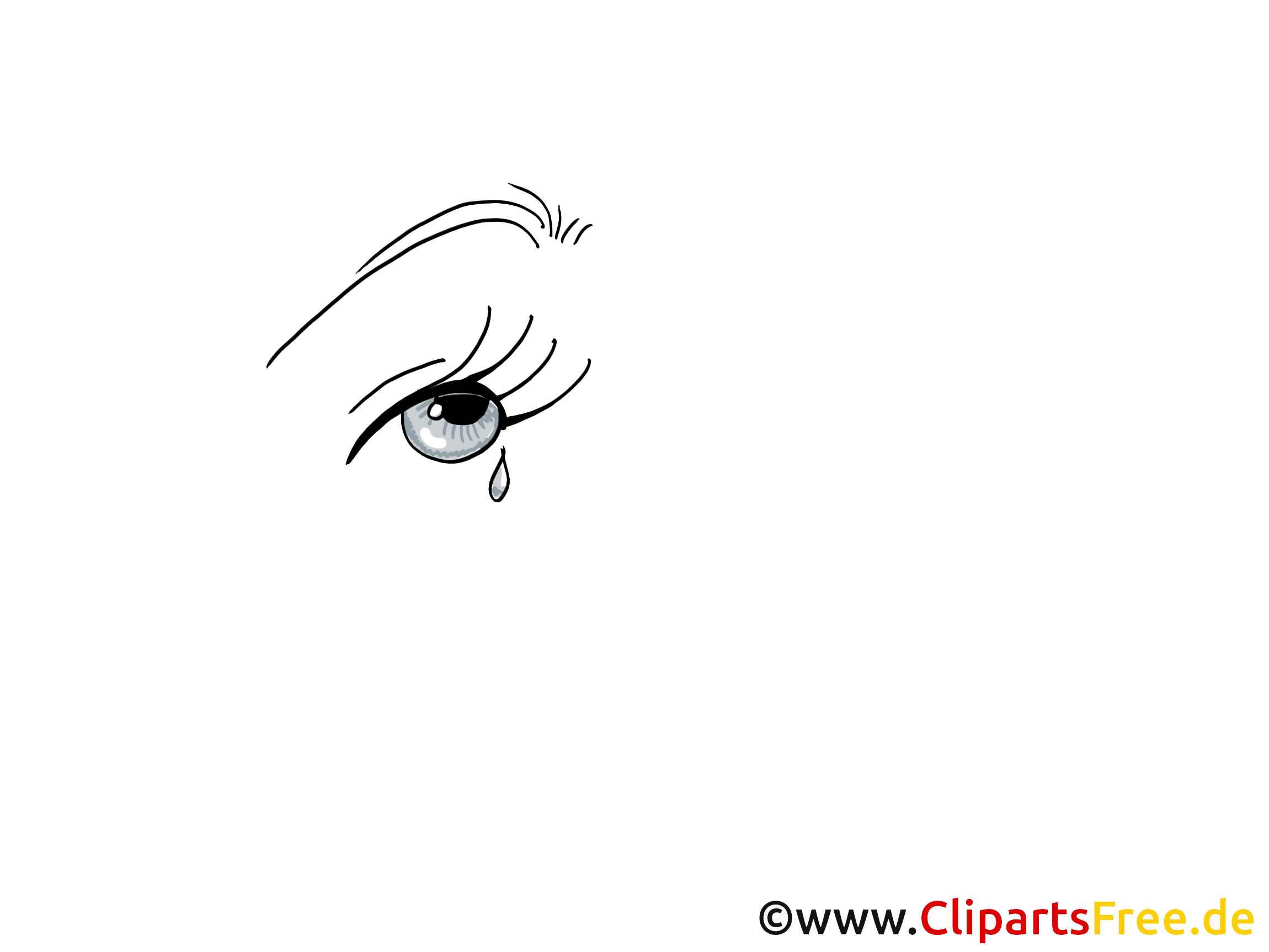 Larmes images gratuites – Dessin clipart