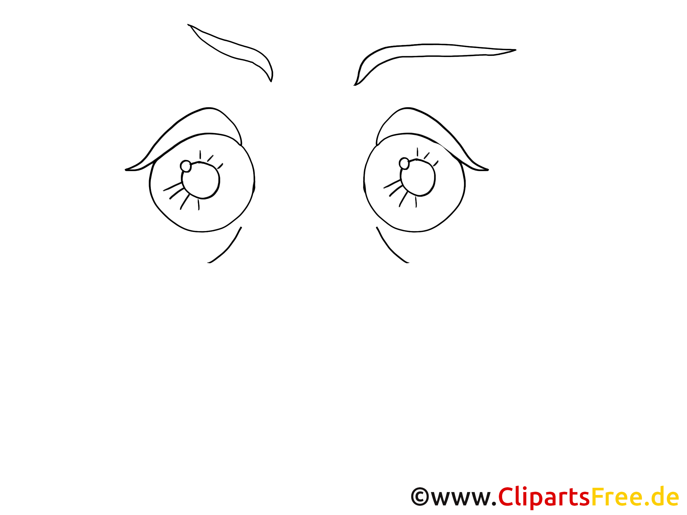 Yeux image gratuite – Dessin clipart