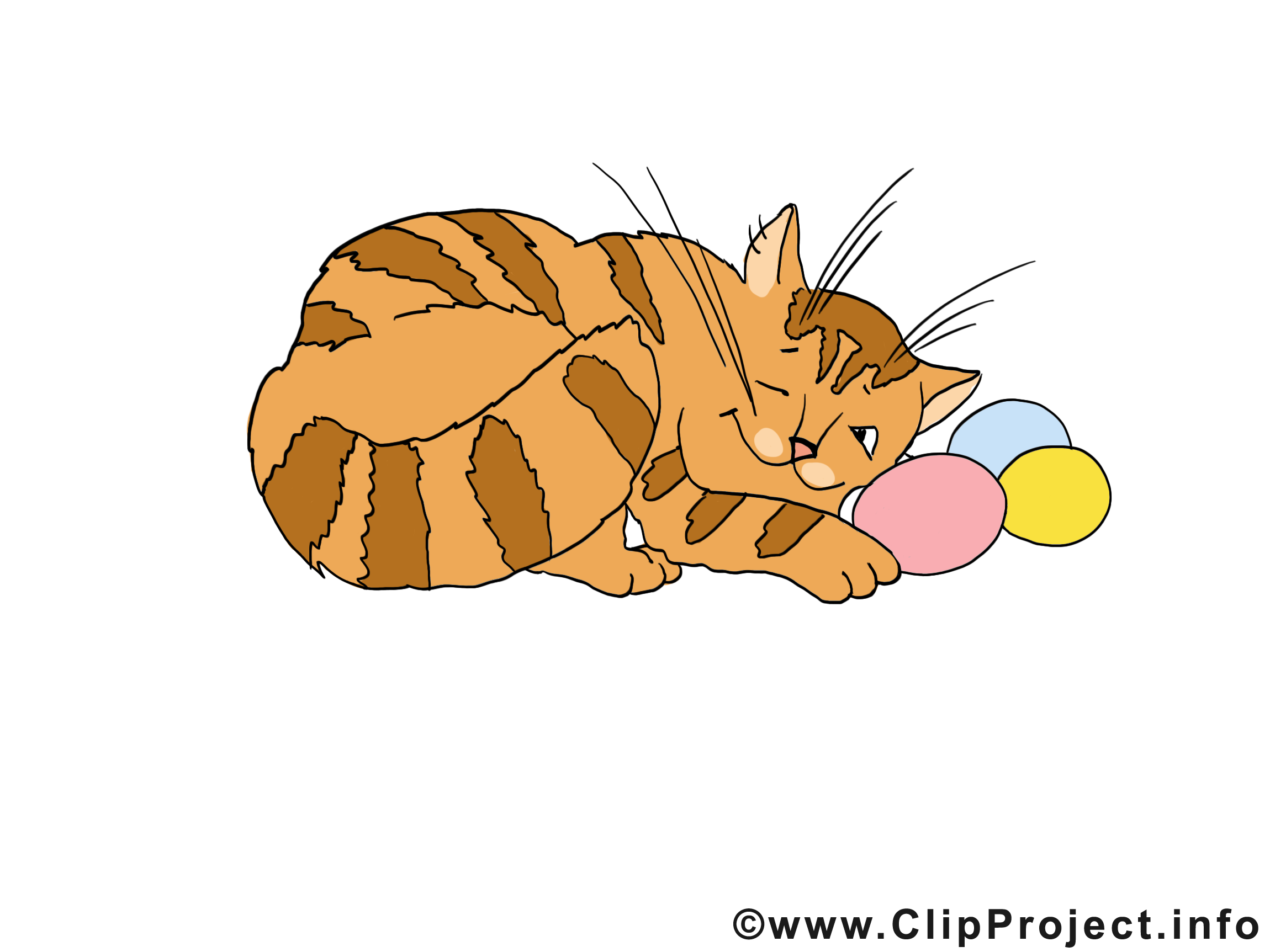 Chat clip art gratuit – Pâques images