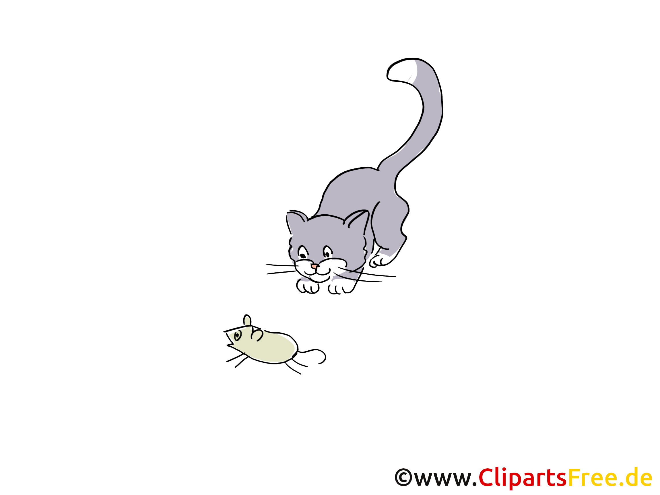 Souris chat dessin à télécharger – Ferme images