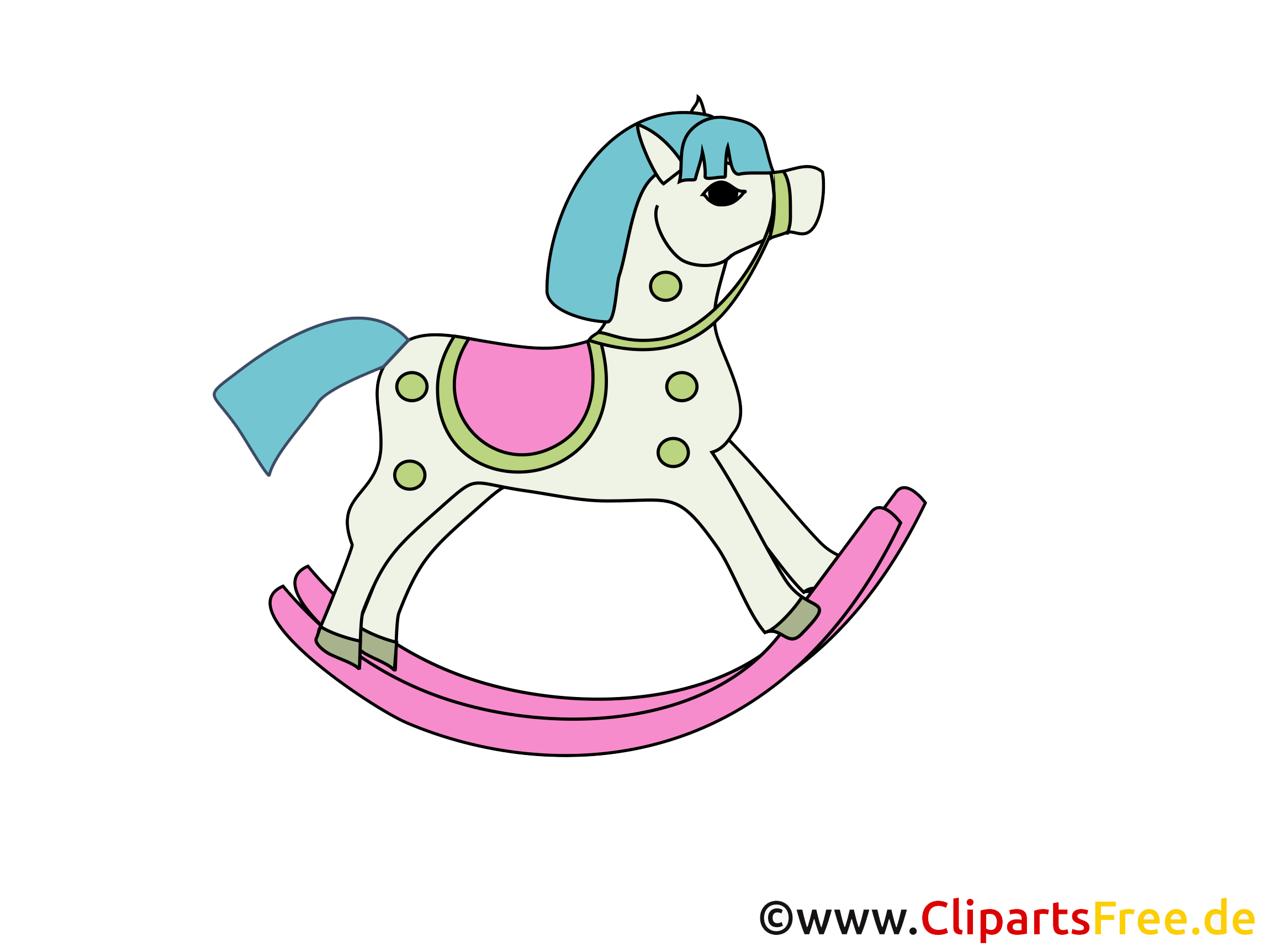 En bois clip art gratuit – Cheval dessin