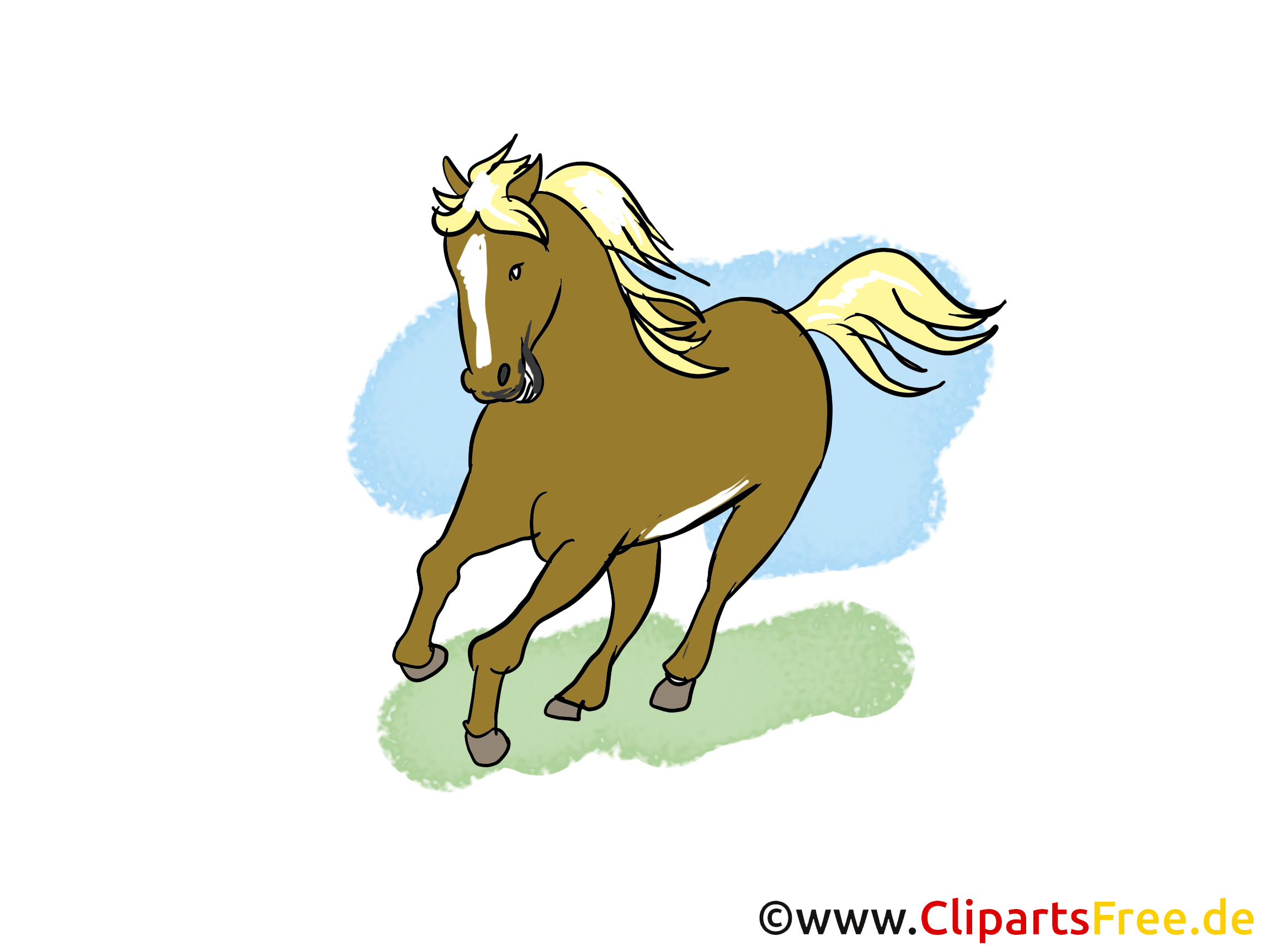 Galope images – Cheval clip art gratuit