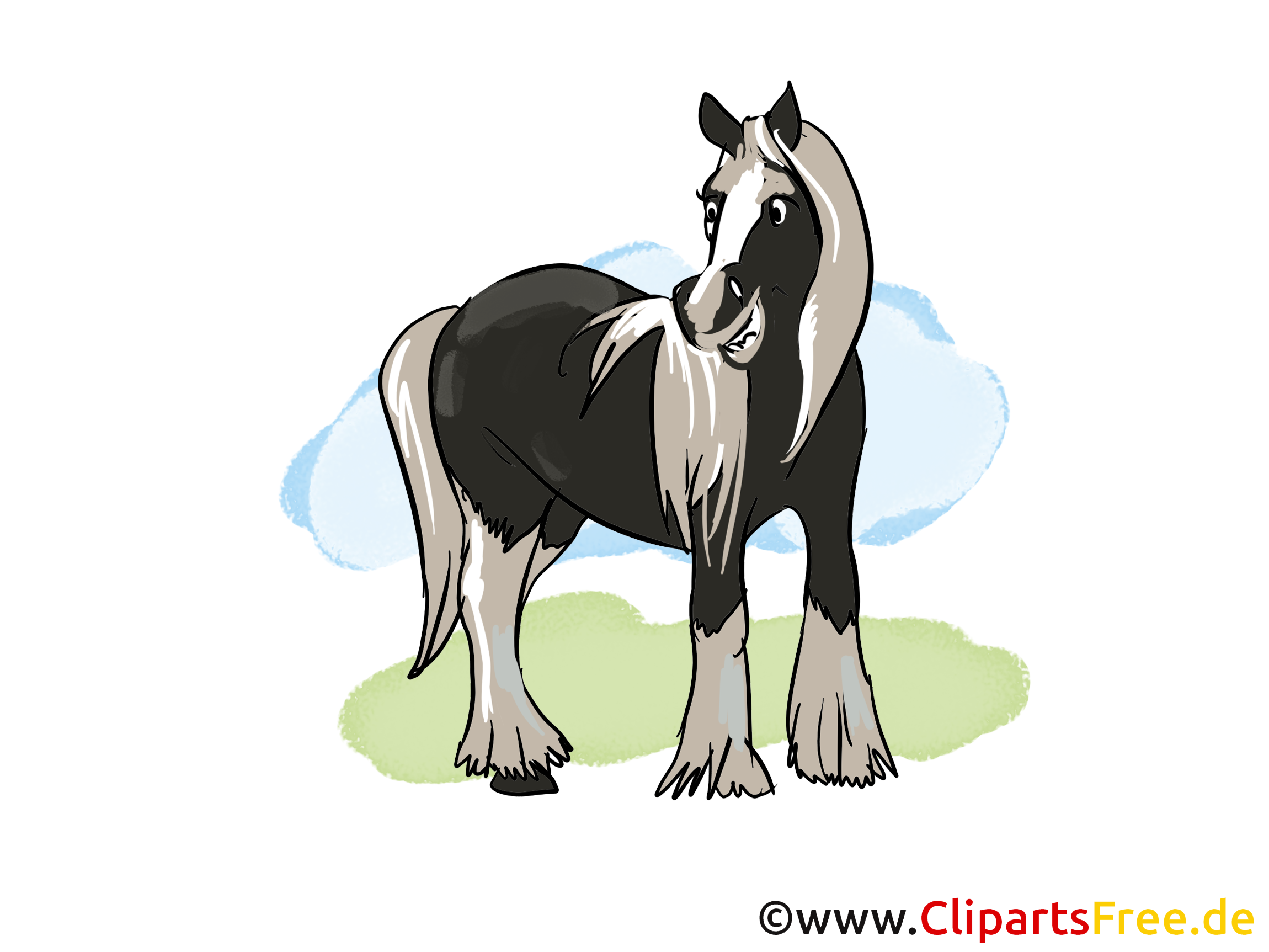 Image gratuite à télécharger cheval illustration
