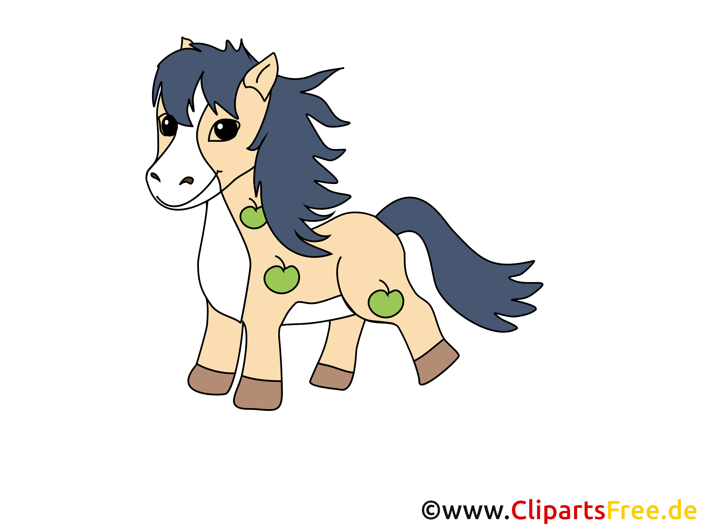 Petit poney image gratuite – Cheval cliparts