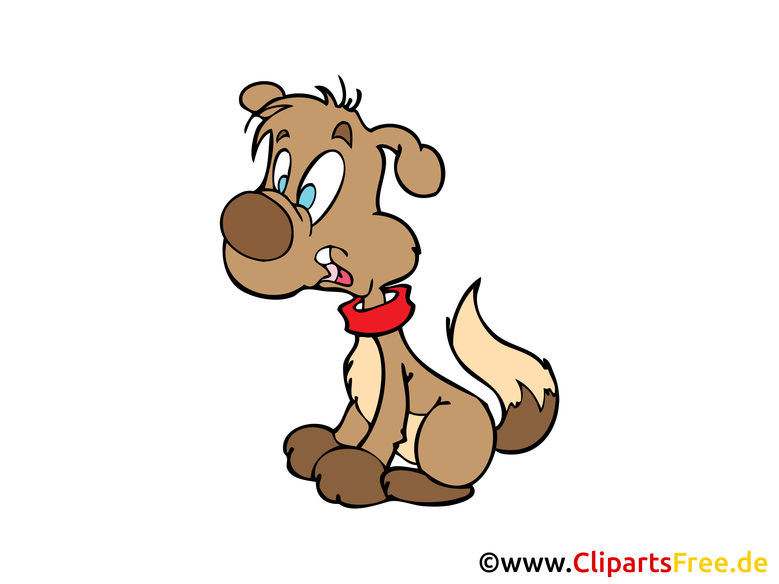 Chien clip art gratuit – Ferme images