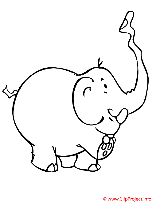 Elephanteau coloriage