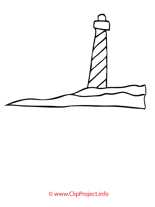 Phare coloriage