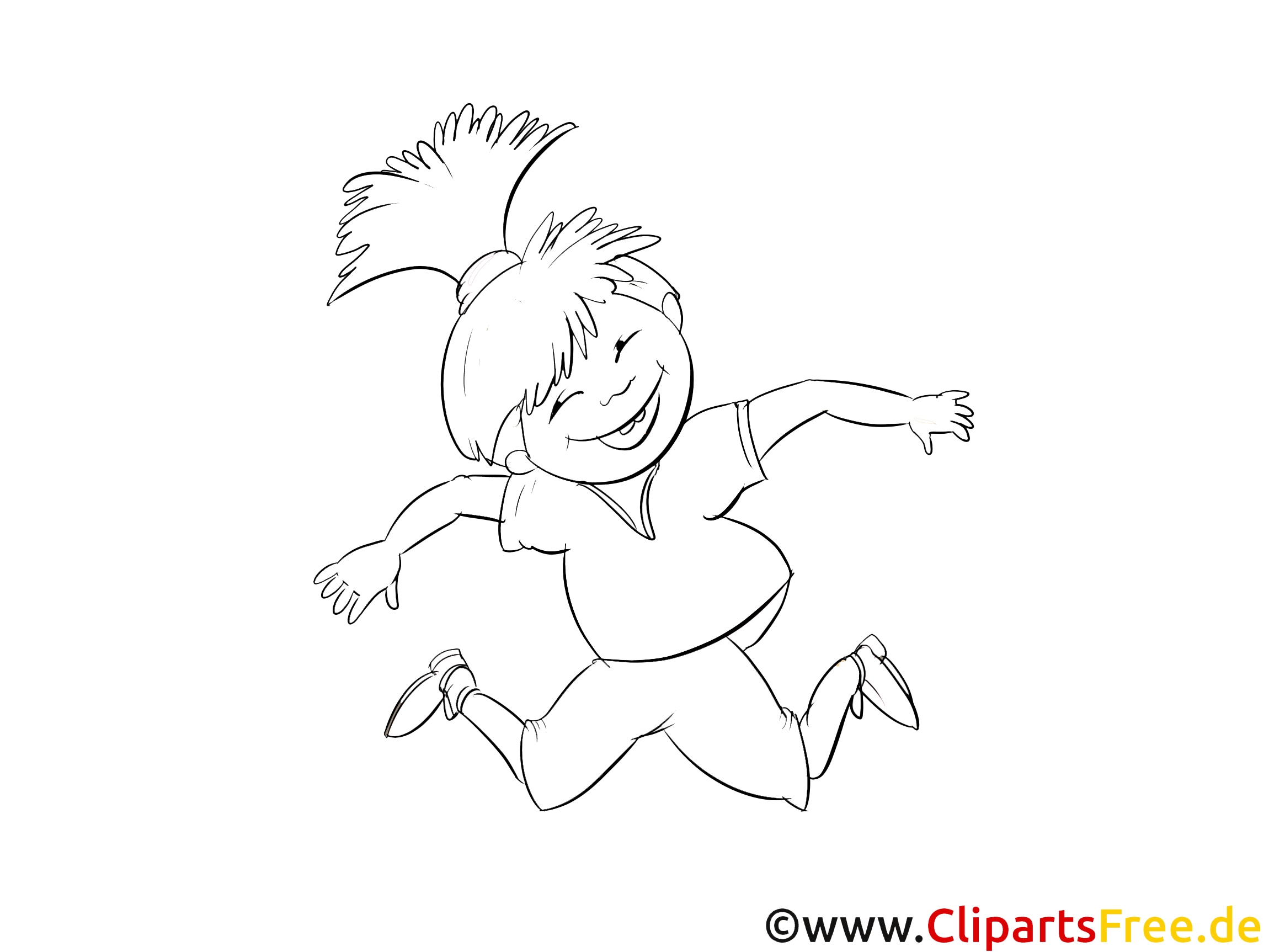 Coloriage fille mardi gras illustration à télécharger