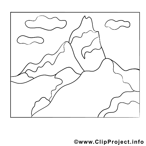 Coloriage montagne divers image à télécharger Coloriage montagne divers image à télécharger