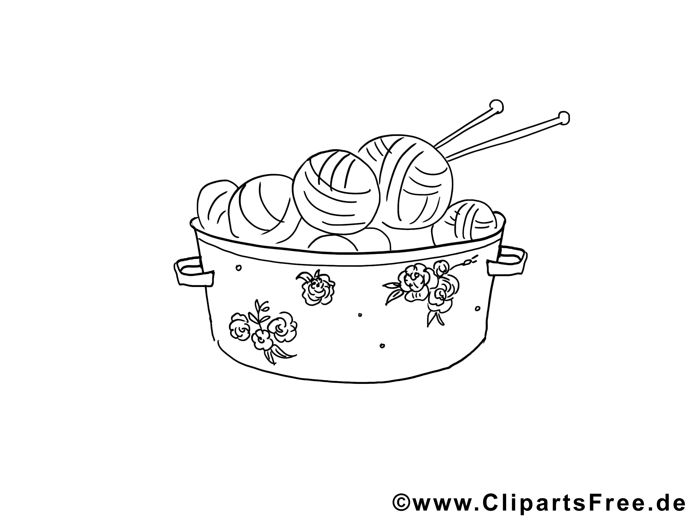Tricotage image – Divers images à colorier Tricotage image – Divers images à colorier