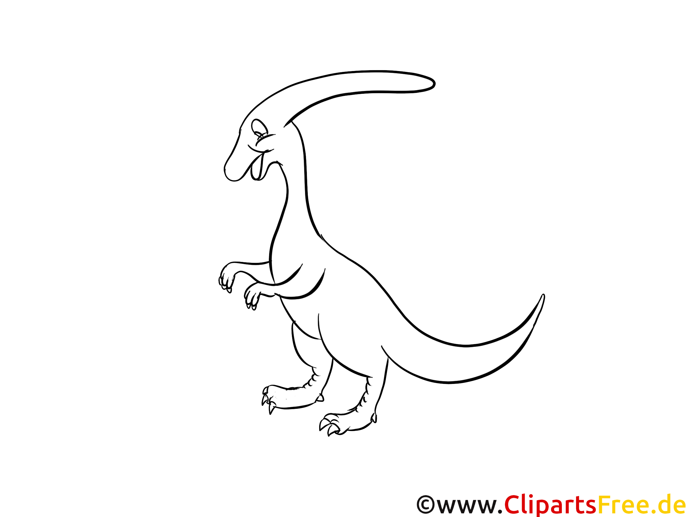Illustration coloriage dinosaures cliparts