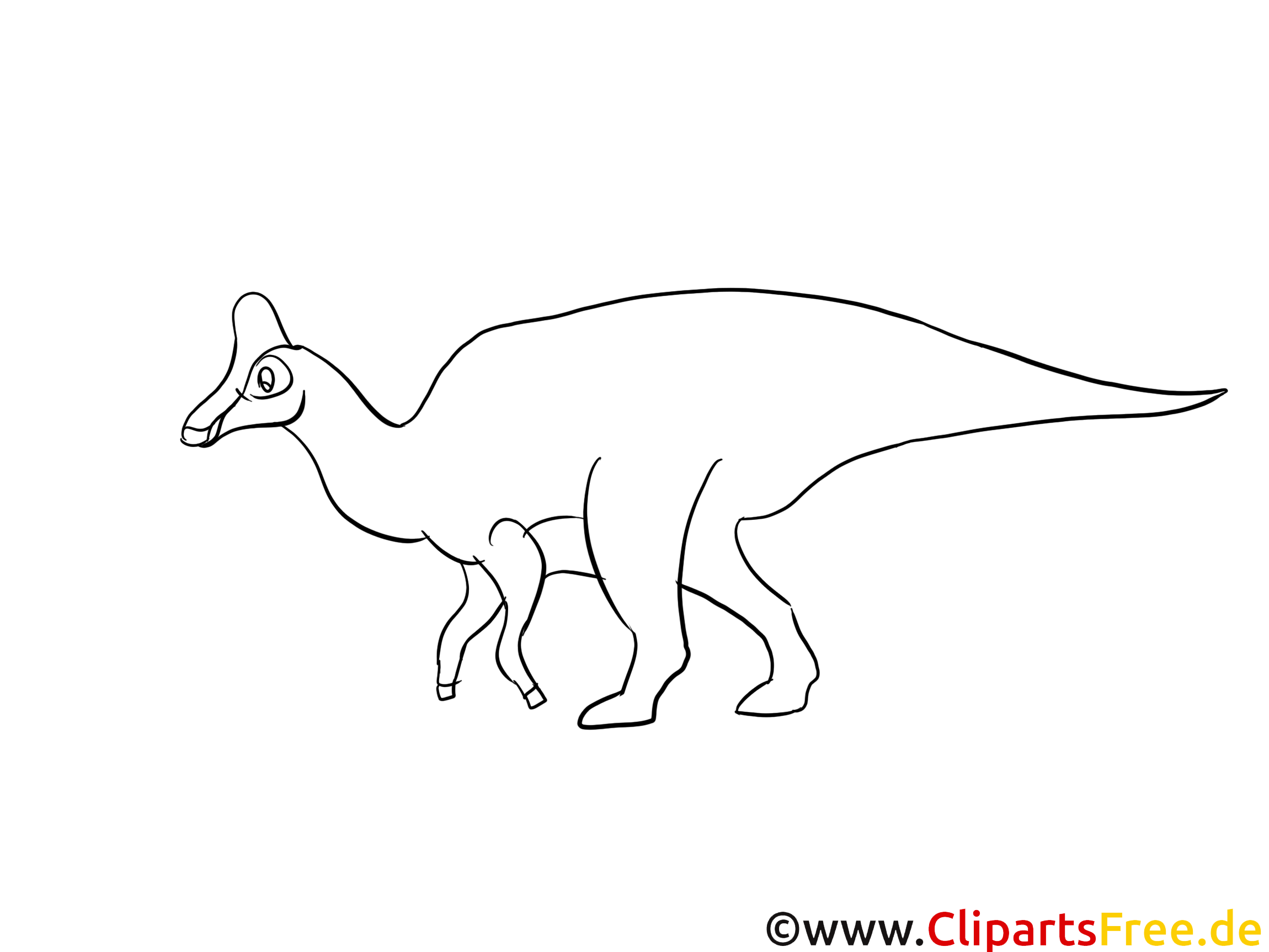Image gratuite dinosaures à colorier