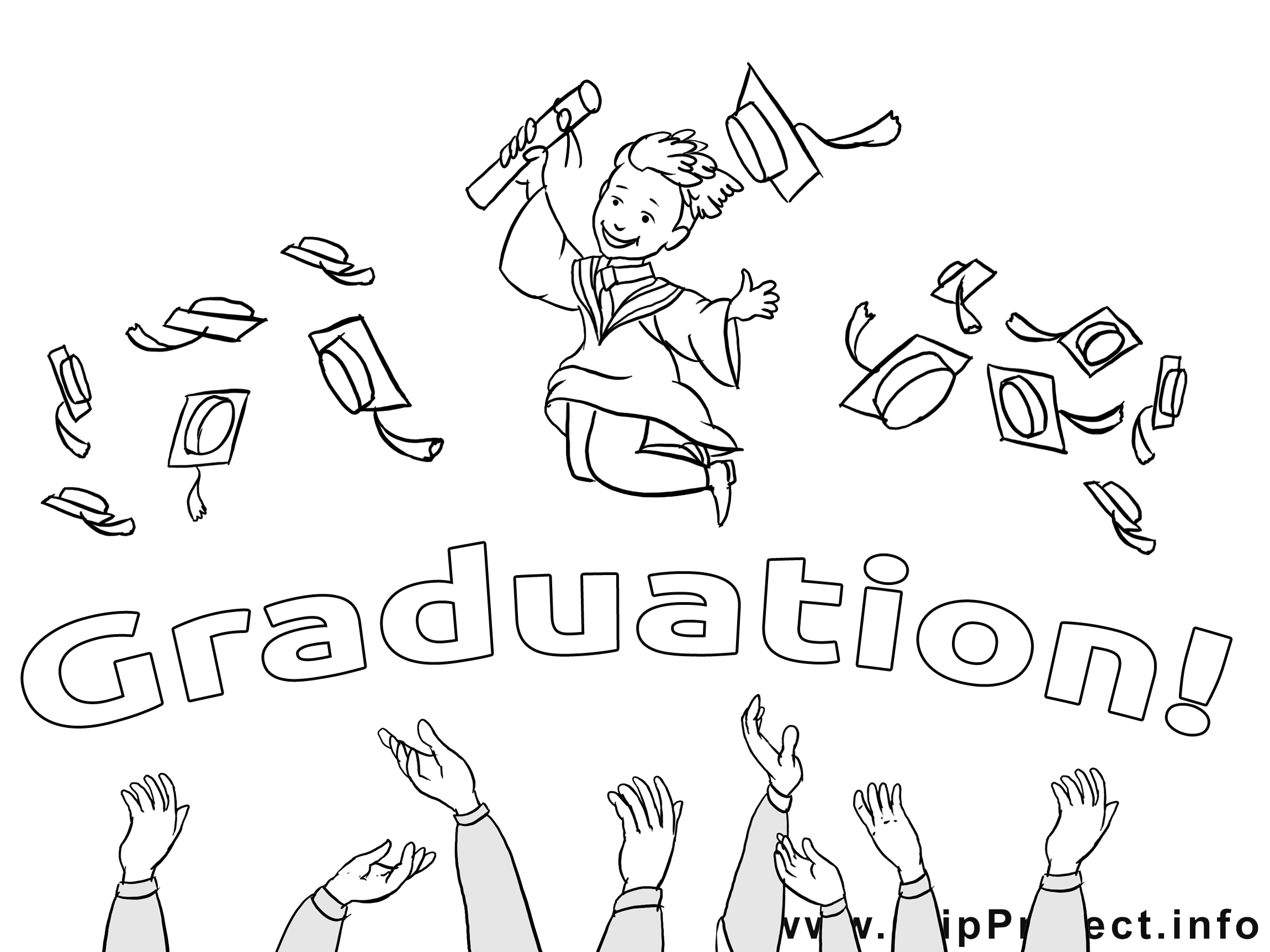 Diplômés illustration – École à colorier