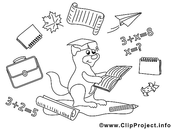 Écureuil clip art gratuit – École à colorier