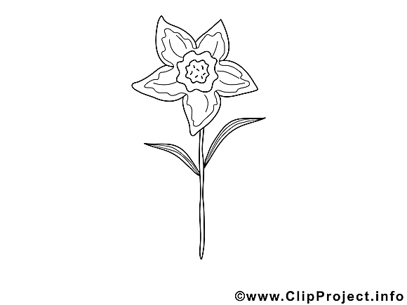 Fleur clip art à imprimer dessin