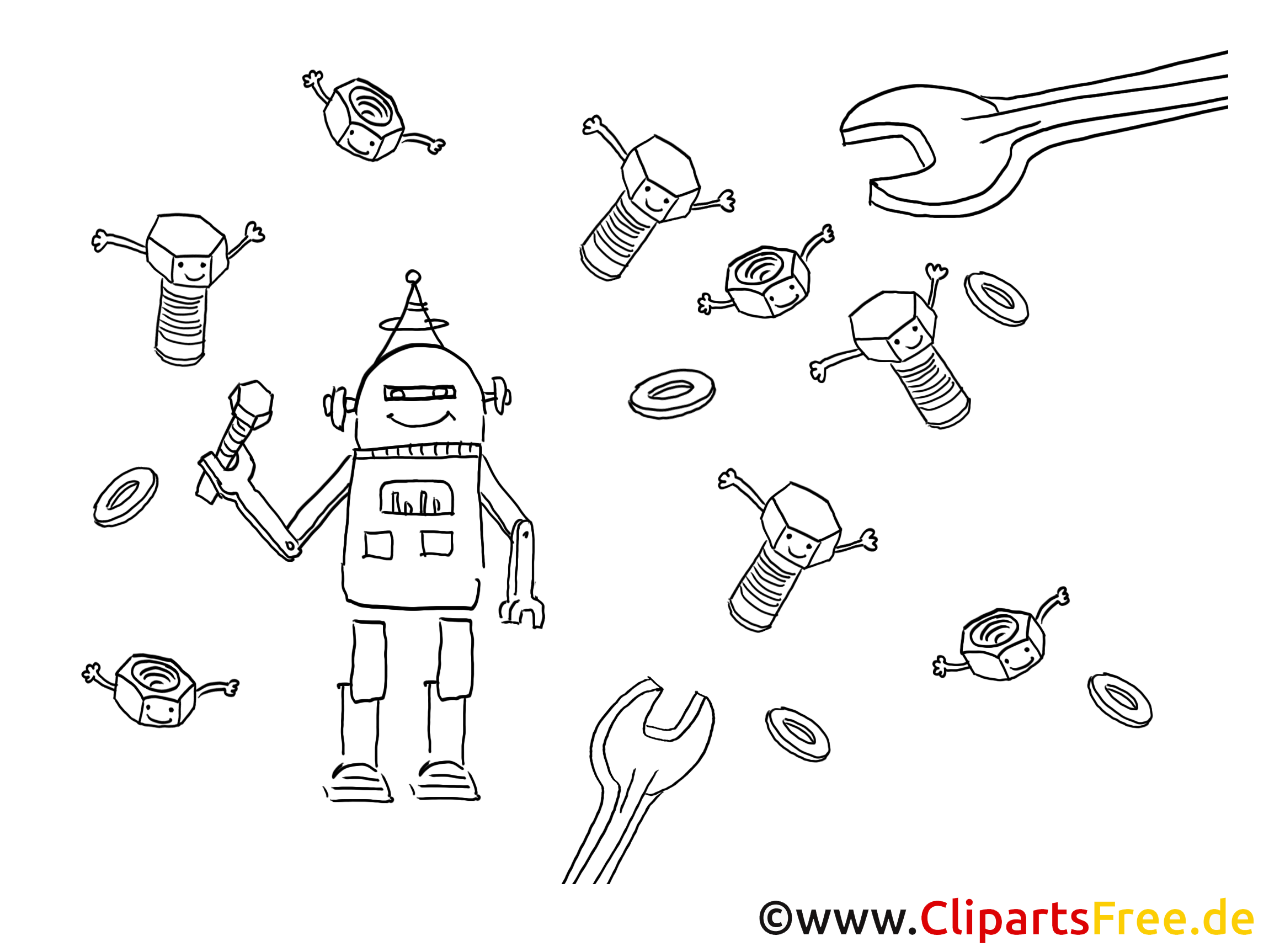 Robot dessin gratuit clip arts gratuits
