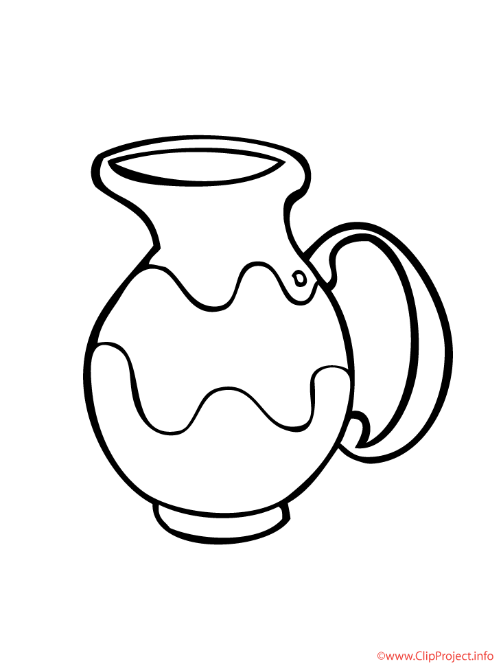 Vase illustration – Campagne à colorier