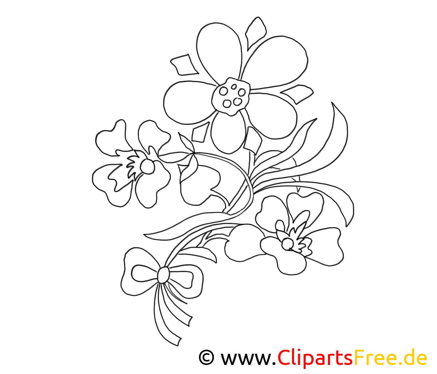Dessin floraison – Fleurs gratuits à imprimer