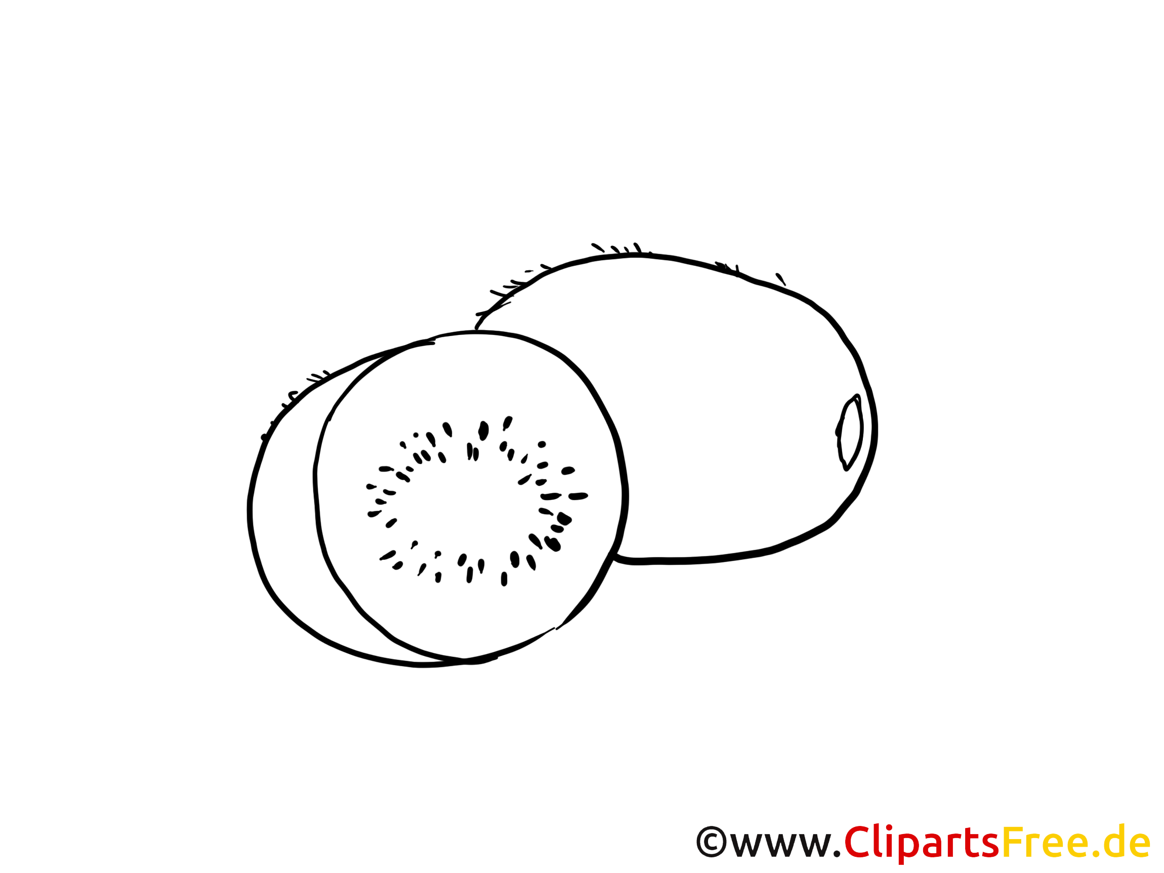 Kiwi images – Fruits gratuits à imprimer